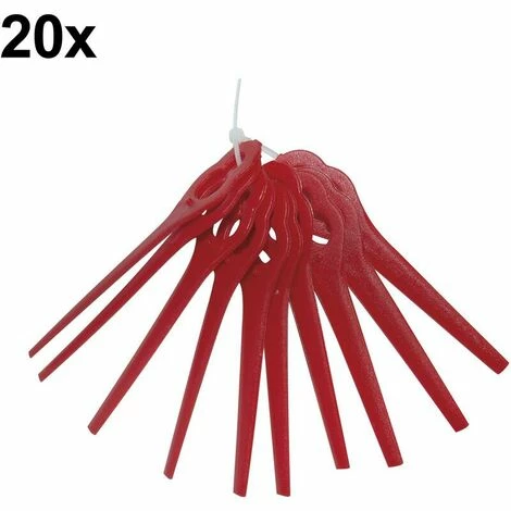 Jeu De Couteaux De Rechange, 20 Pièces Pour 95781 Coupe-bordures 250/18 RT SET Güde 5 Jeu De Couteaux De Rechange, 20 Pièces Pour 95781 Coupe-bordures 250/18 RT SET Güde – Image 3